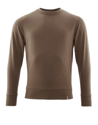 Sweatshirt,moderne Passform – dunkles Sandbeige