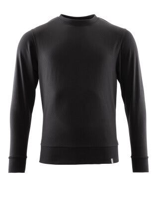 Sweatshirt,moderne Passform – vollschwarz