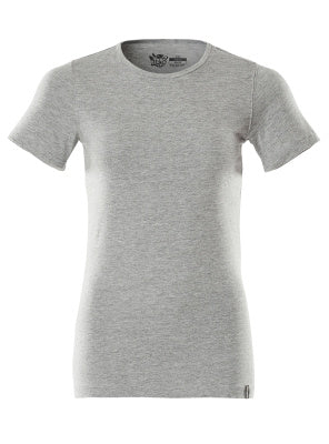T-Shirt, Damen – grau-meliert