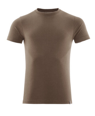 T-Shirt, moderne Passform – dunkles Sandbeige