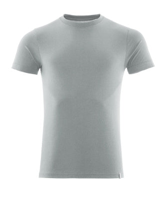 T-Shirt, moderne Passform – silbergrau