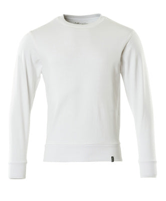 Sweatshirt,moderne Passform – weiss