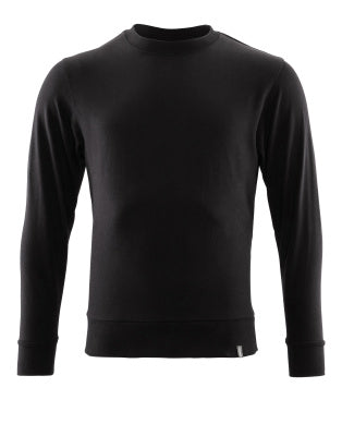 Sweatshirt,moderne Passform – vollschwarz