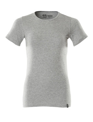 T-Shirt, Damen – grau-meliert