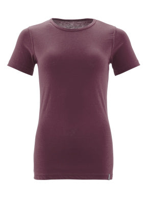 T-Shirt, Damen – bordeaux