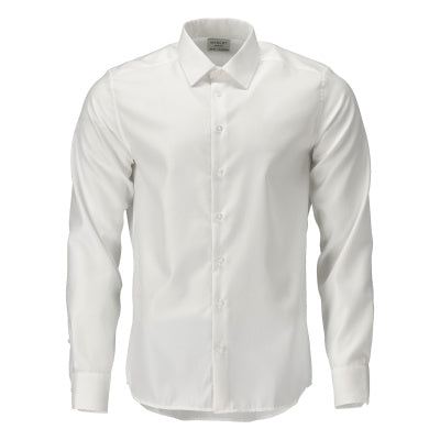 Hemd, schmale Passform – weiss