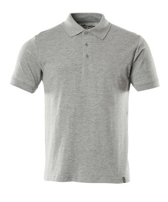 Polo-Shirt,moderne Passform – grau-meliert