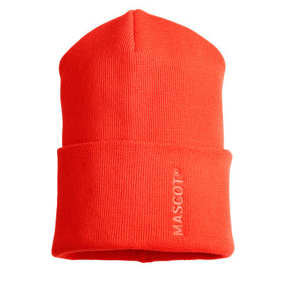 Strickmütze – hi-vis rot