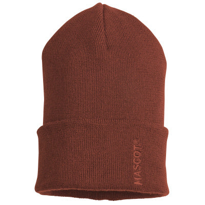 Strickmütze – Herbstrot
