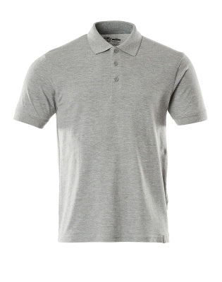 Polo-Shirt,moderne Passform – grau-meliert