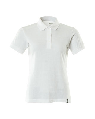 Polo-Shirt, Damen – weiss