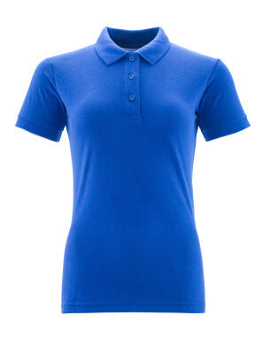 Polo-Shirt, Damen – kornblau