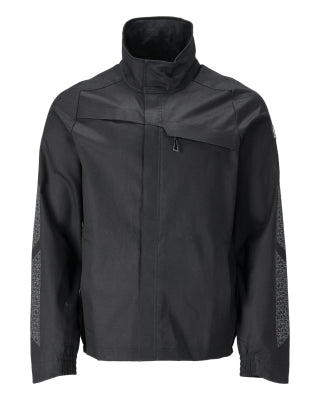 Jacke, Stretchstoff aus Baumwolle – schwarz