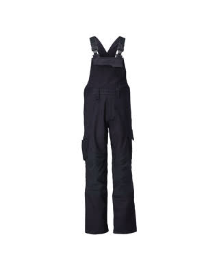 Latzhose, Knietaschen, Stretch,Baumwolle – schwarzblau