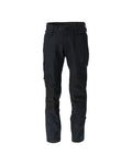 Hose, Knietaschen, Stretch, Baumwolle – schwarz
