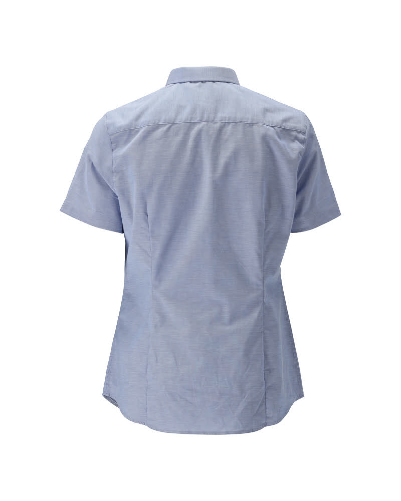 Hemd, Kurzarm, klassische Damen, Stretch – Rückseite