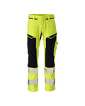 Hose, Knietaschen,ULTIMATE STRETCH – hi-vis gelb/schwarzblau