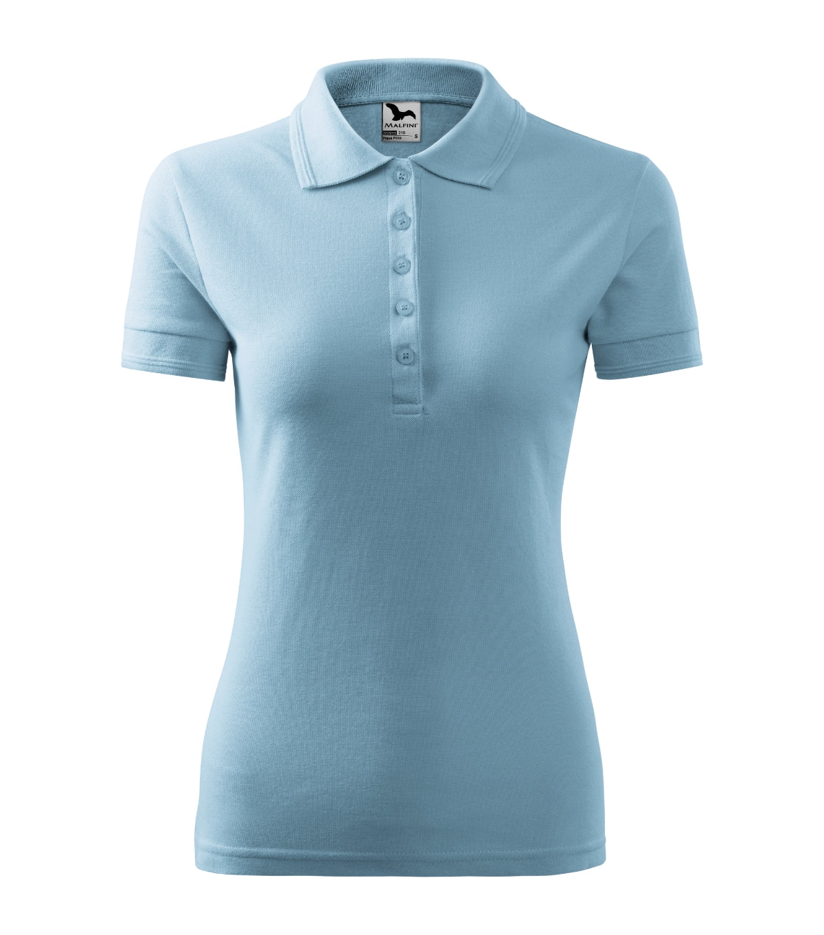 Polohemd Damen Pique Polo 210 – himmelblau