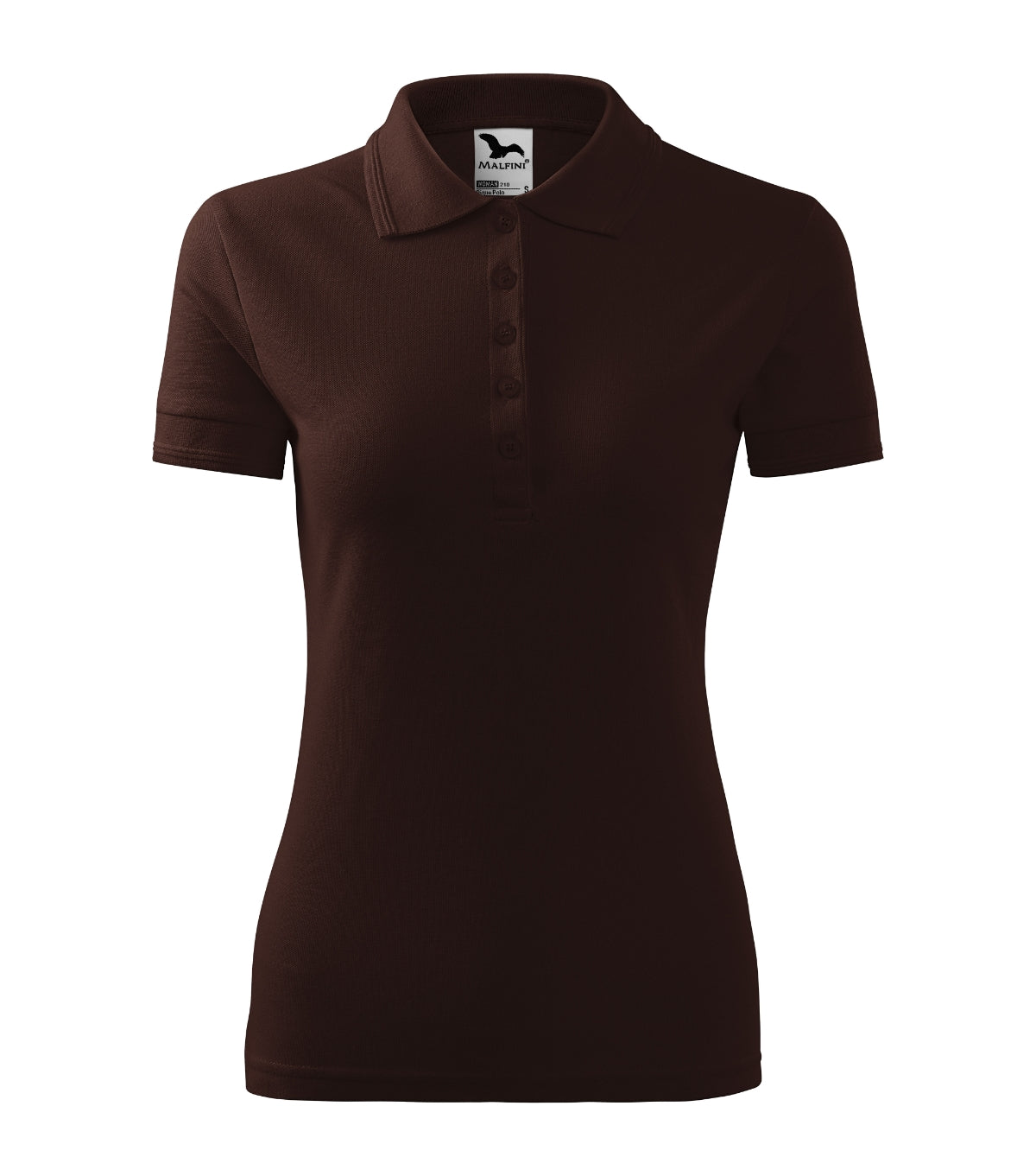 Polohemd Damen Pique Polo 210 – kaffeebraun