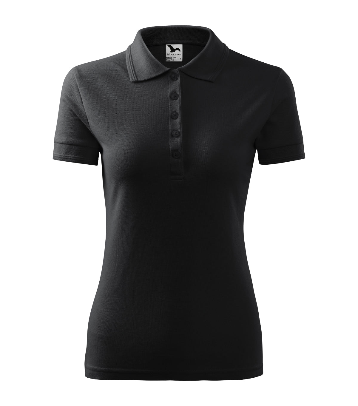 Polohemd Damen Pique Polo 210 – ebony grau