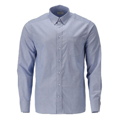 Hemd, moderne Passform, Stretch – hellblau