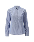 Hemd, moderne Damenpassform, Stretch – hellblau