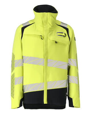 Hard Shell Jacke – hi-vis gelb/schwarzblau