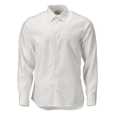 Hemd, moderne Passform – weiss