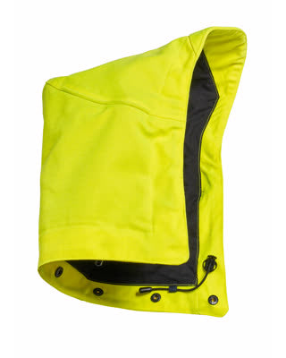Kapuze mit Druckknöpfen – hi-vis gelb