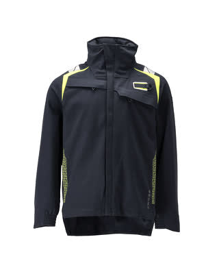 Hard Shell Jacke – schwarzblau/hi-vis gelb