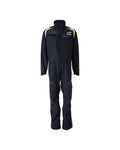 Overall, Knietaschen, Stretch-Einsätze – schwarzblau/hi-vis gelb