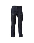 Hose mit Knietaschen, Damen – schwarzblau/hi-vis gelb