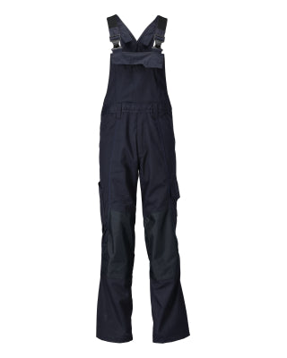 Latzhose mit Knietaschen – schwarzblau