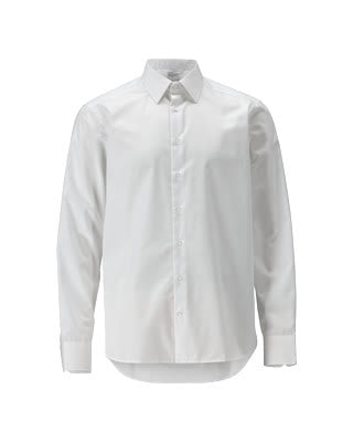 Hemd, moderne Passform – weiss