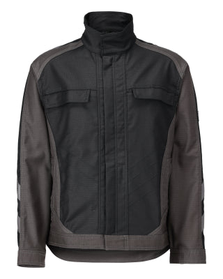 Jacke, cotton+ – schwarz/dunkelanthrazit