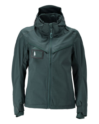 Hard Shell Jacke, Damenpassform – waldgrün