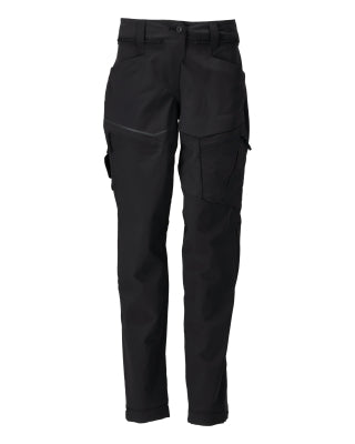 Funktionshose, stretch, Damenpassform – schwarz