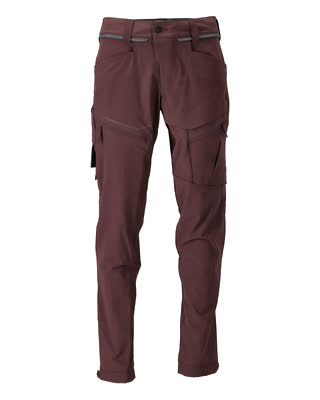 Funktionshose, ULTIMATE STRETCH – bordeaux