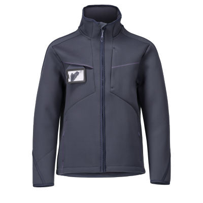 Softshelljacke, moderne Passform – schwarzblau