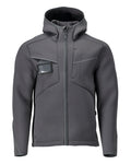 Softshelljacke,Kapuze,moderne Passform – Anthrazitgrau