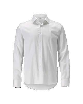 Hemd, schmale Passform – weiss