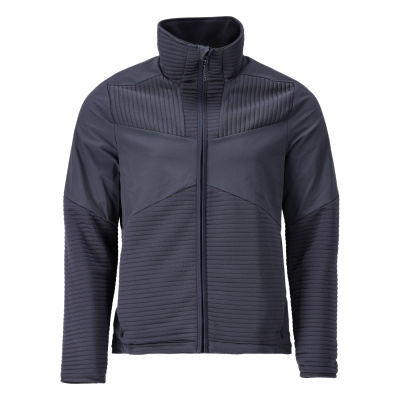 Fleecejacke mit Reißverschluss,Futter – schwarzblau