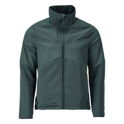 Fleecejacke mit Reißverschluss,Futter – waldgrün
