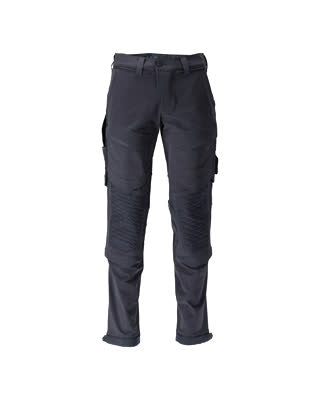Hose,Knietaschen,strapazierfähig,Stretch – schwarzblau