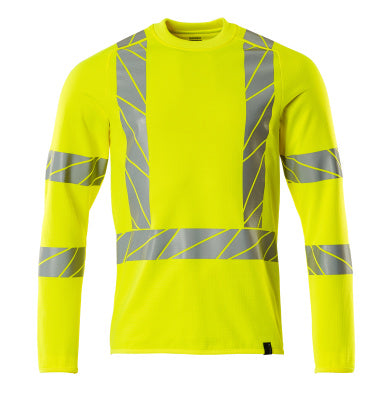 Sweatshirt, moderne Passform – hi-vis gelb