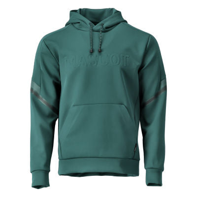 Fleece Kapuzenpullover mit MASCOT-Logo – waldgrün