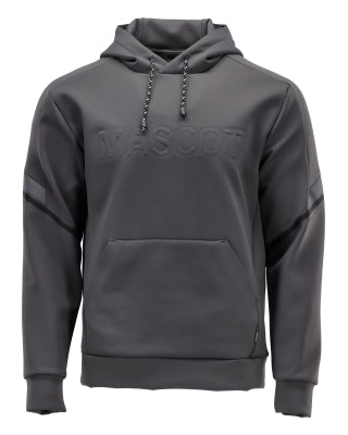 Fleece Kapuzenpullover mit MASCOT-Logo – Anthrazitgrau