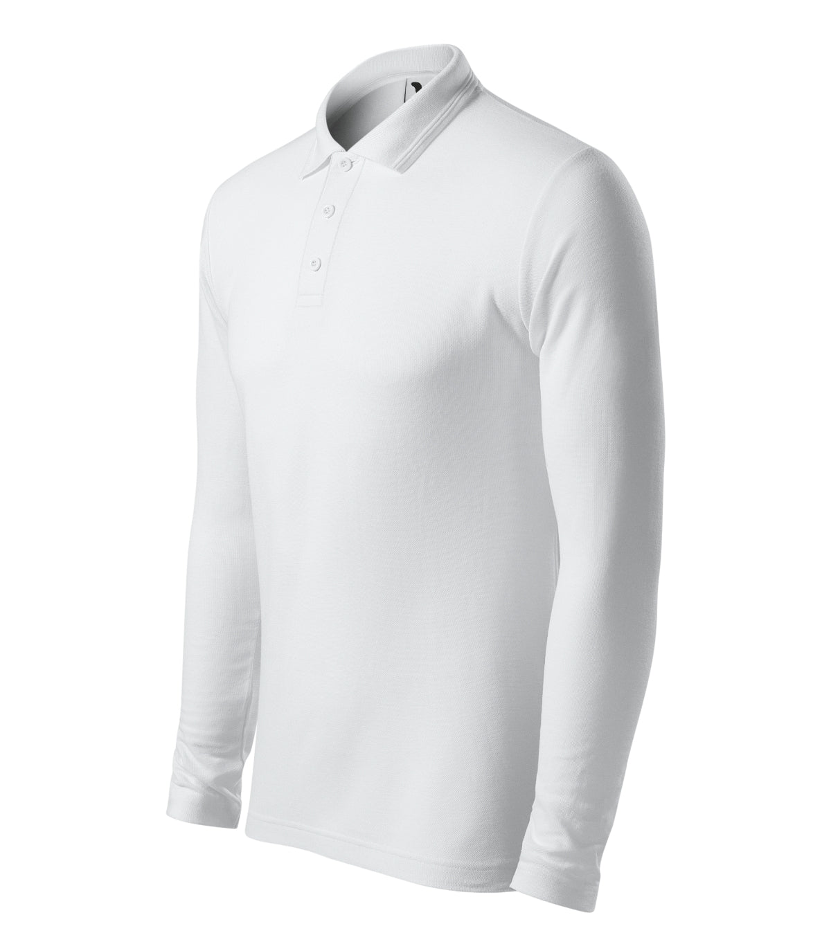 Polohemd Herren Pique Polo LS 221 – weiss