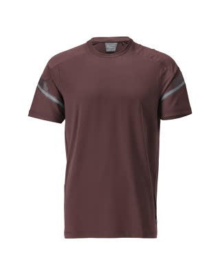 T-Shirt, moderne Passform – bordeaux
