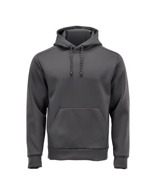 Fleece Kapuzenpullover – Anthrazitgrau